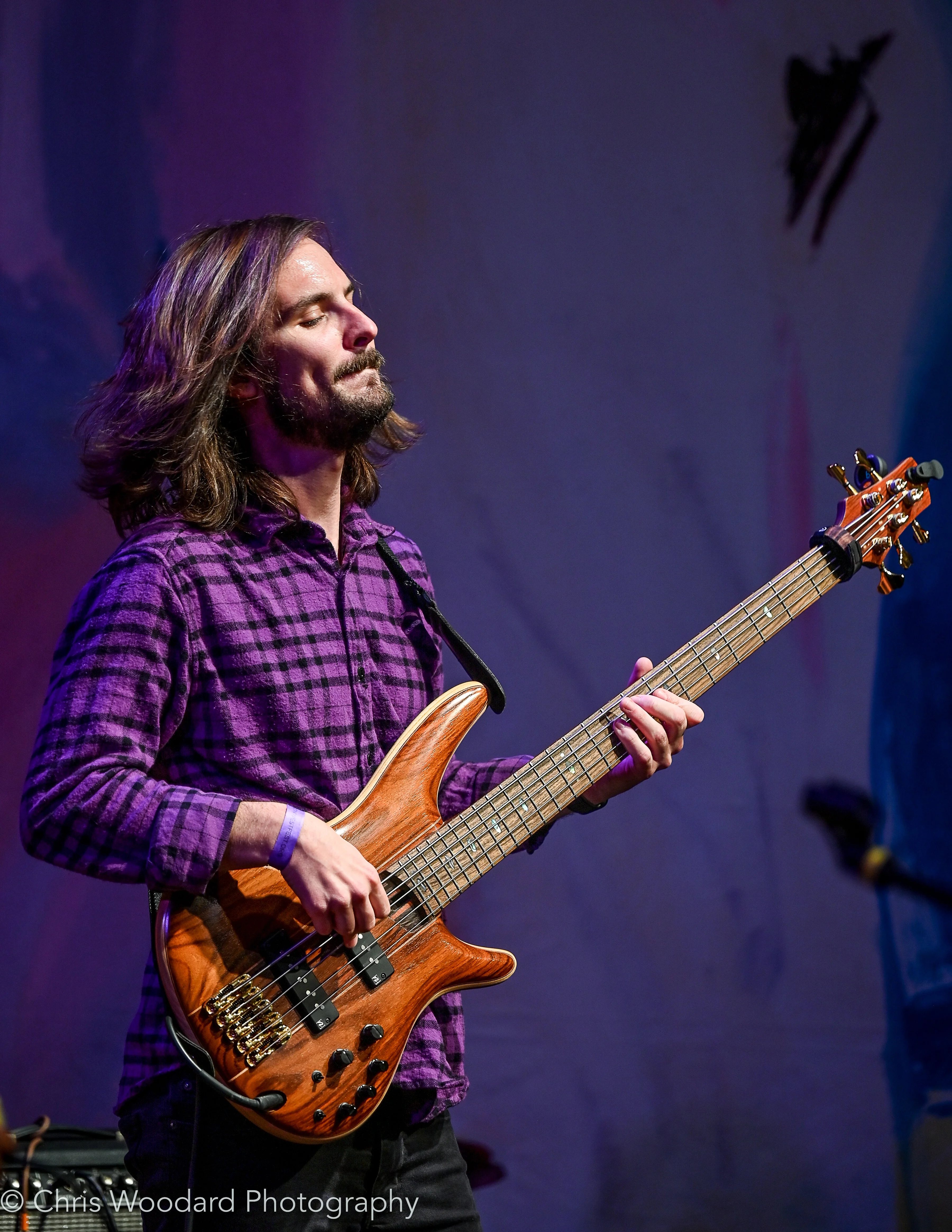 Andrew teaching bass